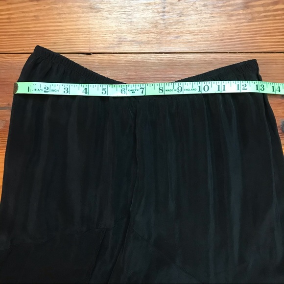 EcoSkin Black Asymmetrical Skirt, EUC, S - Picture 5 of 13